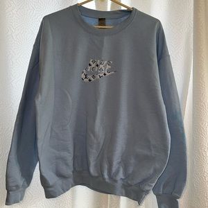 Customized Louis Vuitton Nike crewneck